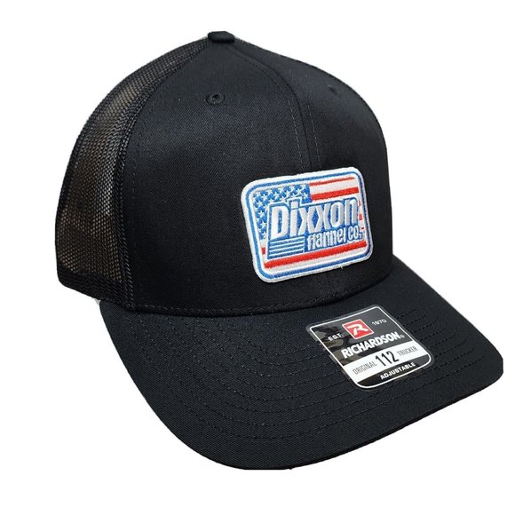 DIXXON MURICA Curved Bill Trucker Snapback Hat Cap Black OS - Picture 1 of 10